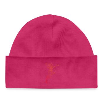 Attention handball fans simple statement for - Baby Organic Beanie - white - Front