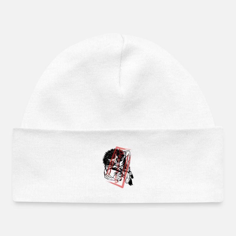 The defeated: Werewolf Monster - Bonnet bébé bio - blanc