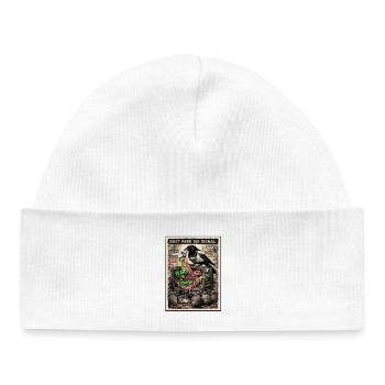 Don't Feed The Signal Media Review - Baby Organic Beanie - white - Front