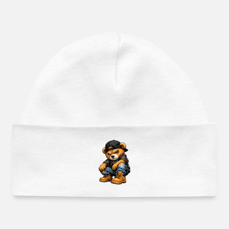 Streetbear - Bonnet bébé bio - blanc