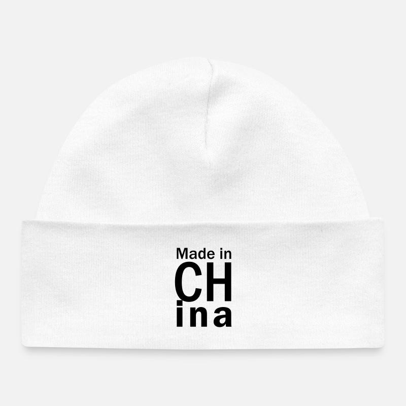 Fabriqué à CHina - Bonnet bébé bio - blanc