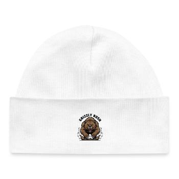 Grizzly Rush Bear Force Charge - Baby Organic Beanie - white - Front
