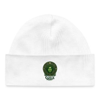 Gaia - Mother Nature - Tree of Life - Baby Organic Beanie - white - Front