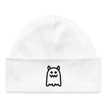 monster - Baby Organic Beanie - white - Front