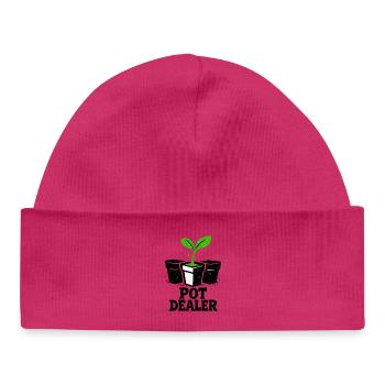 Humour Jardinier : Le Deal de Plantes - Bonnet bébé bio - blanc - Devant