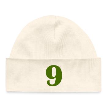 9 - Baby Organic Mütze - Weiß - Vorne