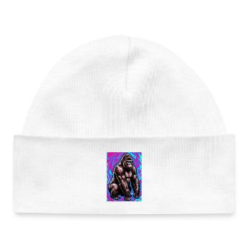 gorilla - Baby Organic Beanie - white - Front