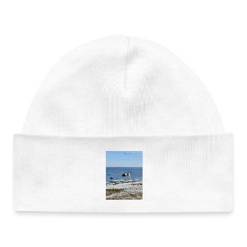Vacay mode - Baby Organic Beanie - white - Front