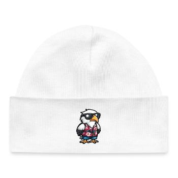 Vacances Eagle Comic - Bonnet bébé bio - blanc - Devant