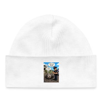 Intention does not cancel out the effect - Baby Organic Beanie - white - Front