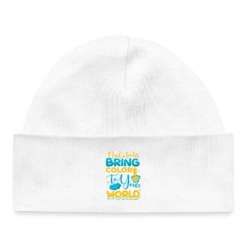 Nail Designer Nail Designer Cosmetics Nail Salon - Baby Organic Beanie - white - Front