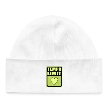 Speed limit - Baby Organic Beanie - white - Front
