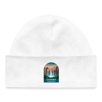 Canaima Venezuela Angel Falls Travel Art - Baby Organic Beanie - white - Front