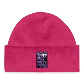 Dark Swamp Capybara Horror - Baby Organic Beanie - white - Front