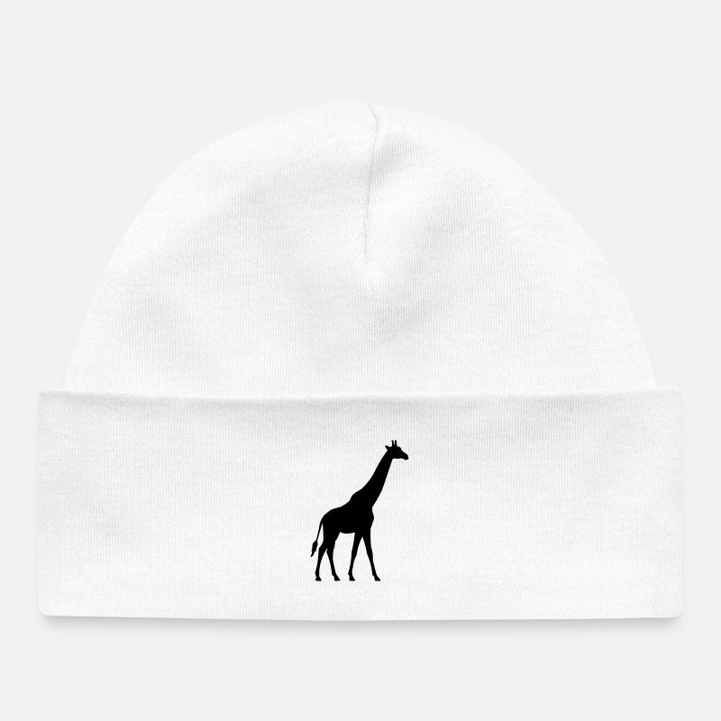 Giraffe - Baby Organic Mütze - Weiß