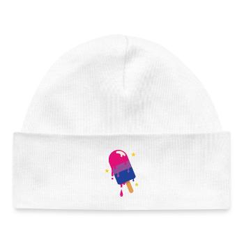 Pride Month LGBTQ - Bisexual - Baby Organic Beanie - white - Front