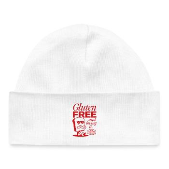 Gluten Free And Loving It Bread - Baby Organic Beanie - white - Front