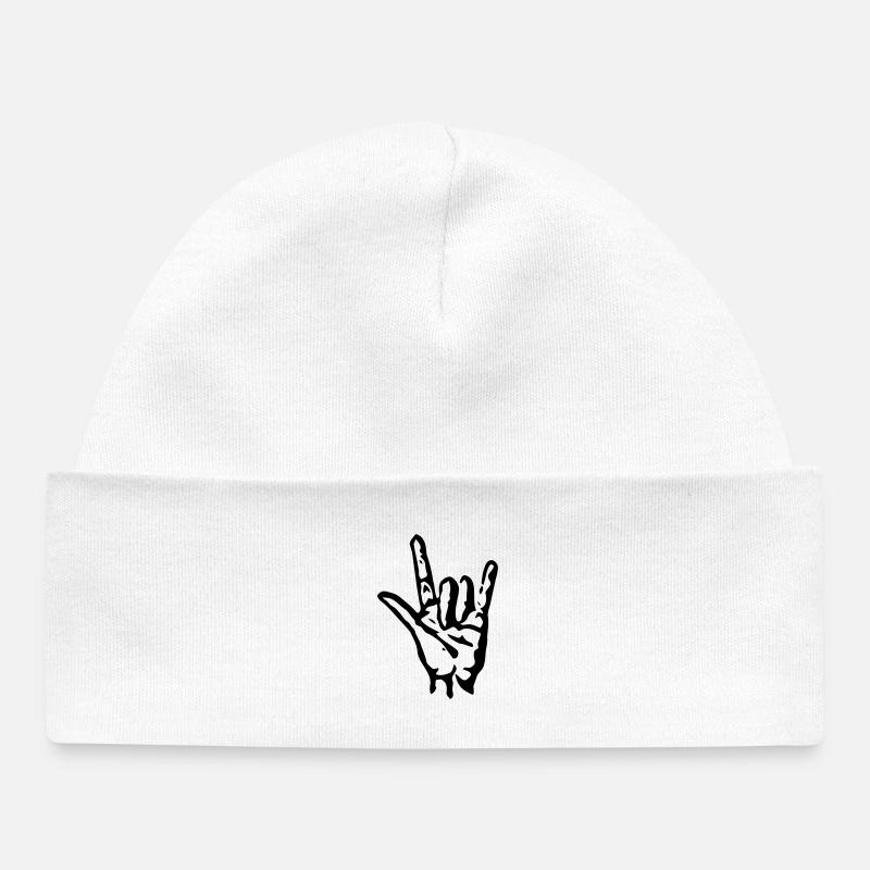 Cool - Baby Organic Beanie - white