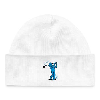 Golf - Bonnet bébé bio - blanc - Devant