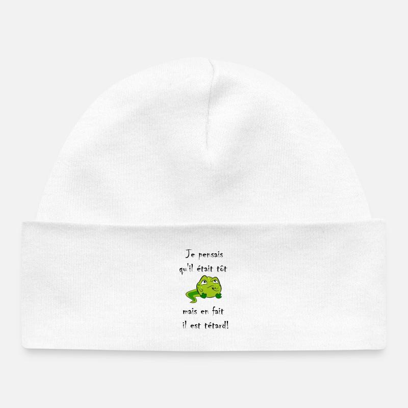 têtard - Bonnet bébé bio - blanc