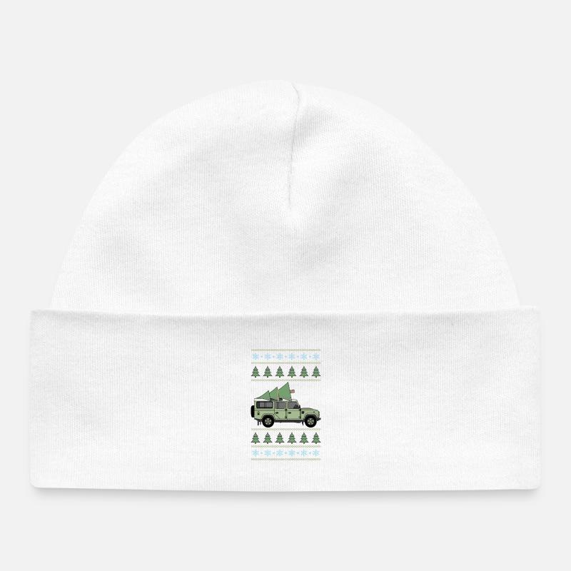 Defender 110 - Arbre - Bonnet bébé bio - blanc