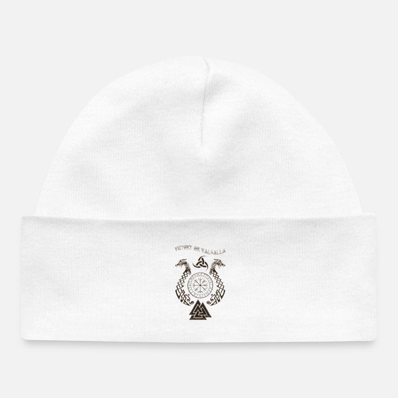 Symbole viking - Bonnet bébé bio - blanc