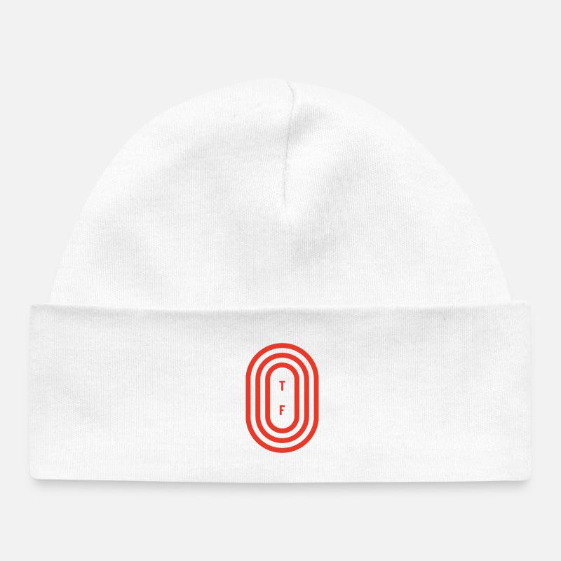 Athlétisme Tartan Athlétisme Athlétisme - Bonnet bébé bio - blanc