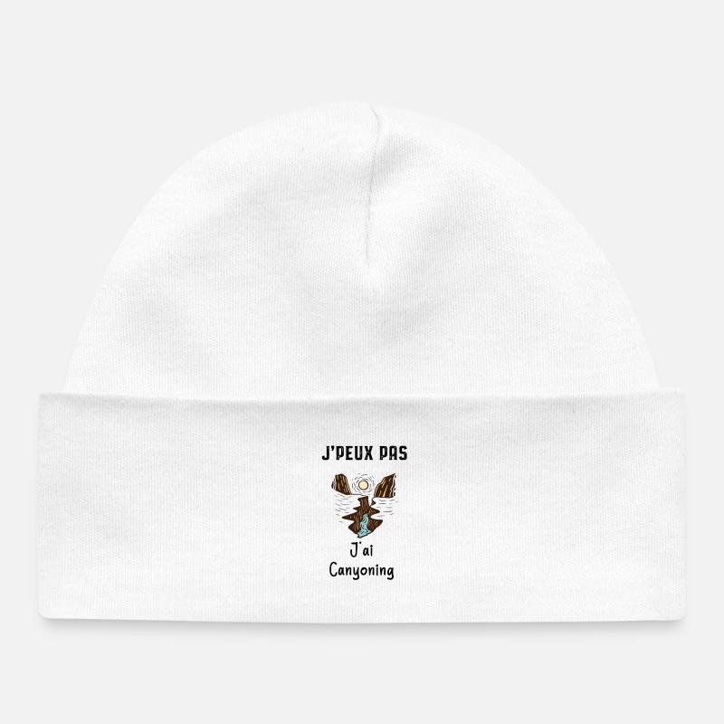 je peux pas j'ai canyoning - Bonnet bébé bio - blanc