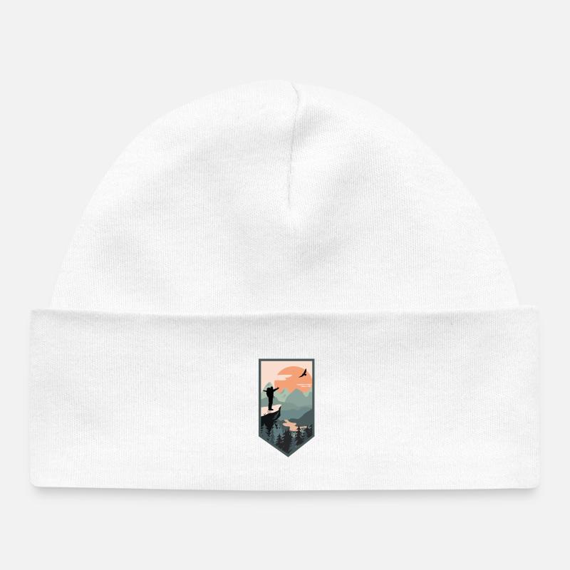 Randonner - Bonnet bébé bio - blanc