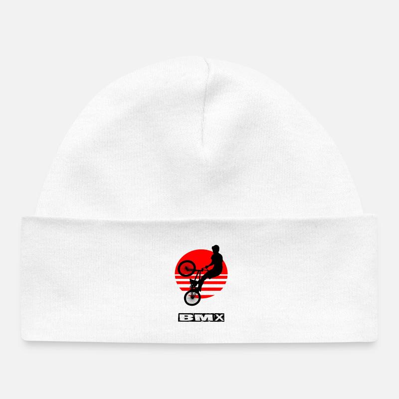 Le BMX - Bonnet bébé bio - blanc