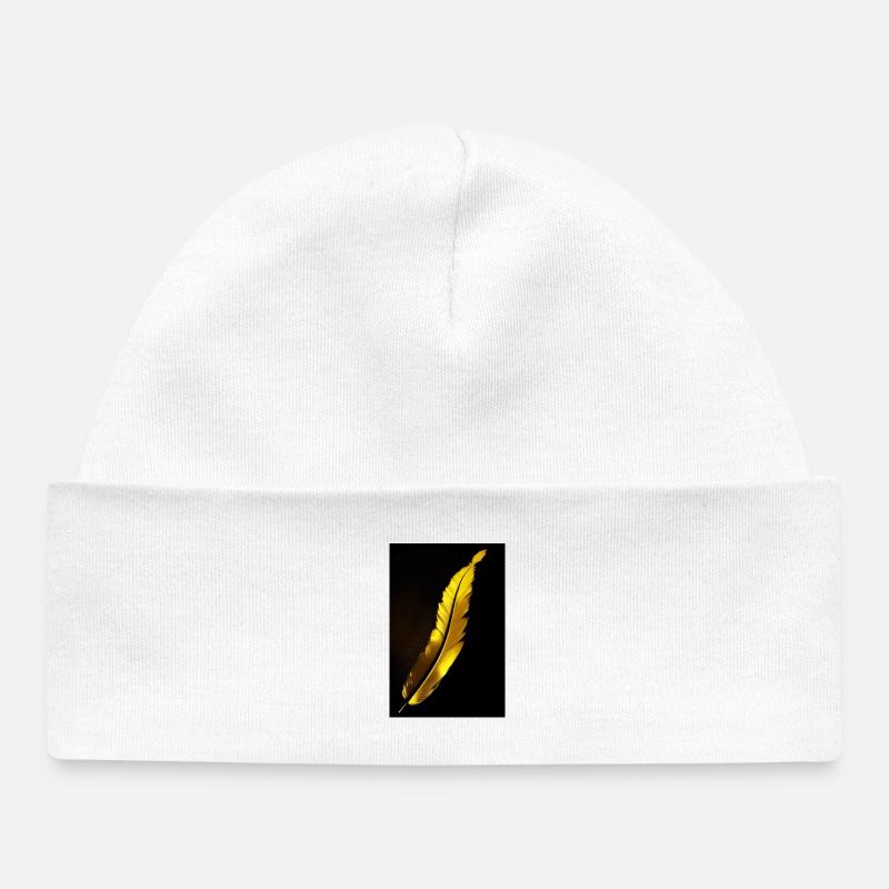 Plume - Bonnet bébé bio - blanc