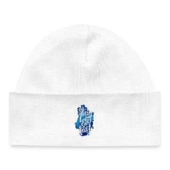 Stay low - Baby Organic Beanie - white - Front