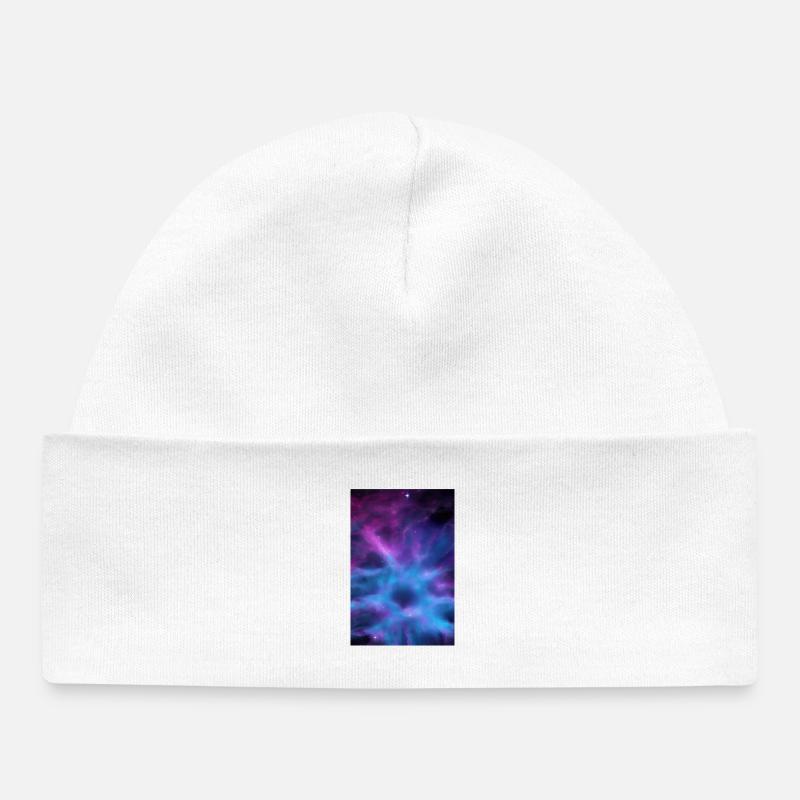 Image de la galaxie - Bonnet bébé bio - blanc