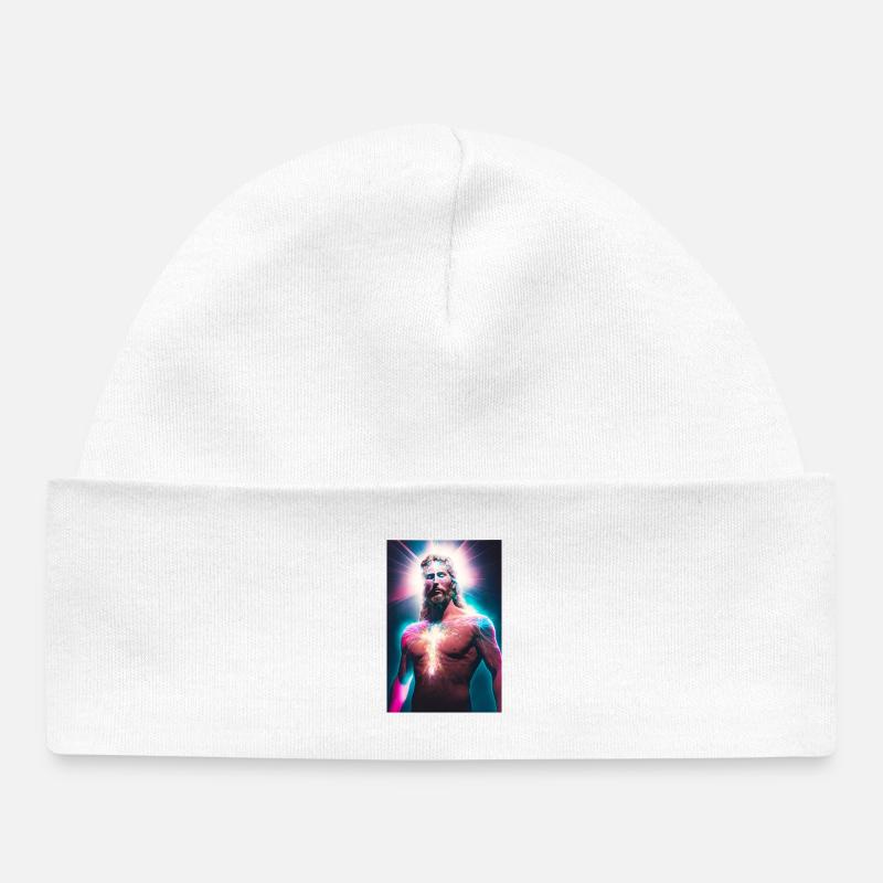 GOD 02 - Bonnet bébé bio - blanc