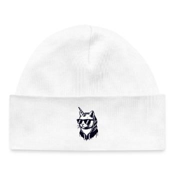 Uni-Cat-Straße - Baby Organic Mütze - Weiß - Vorne