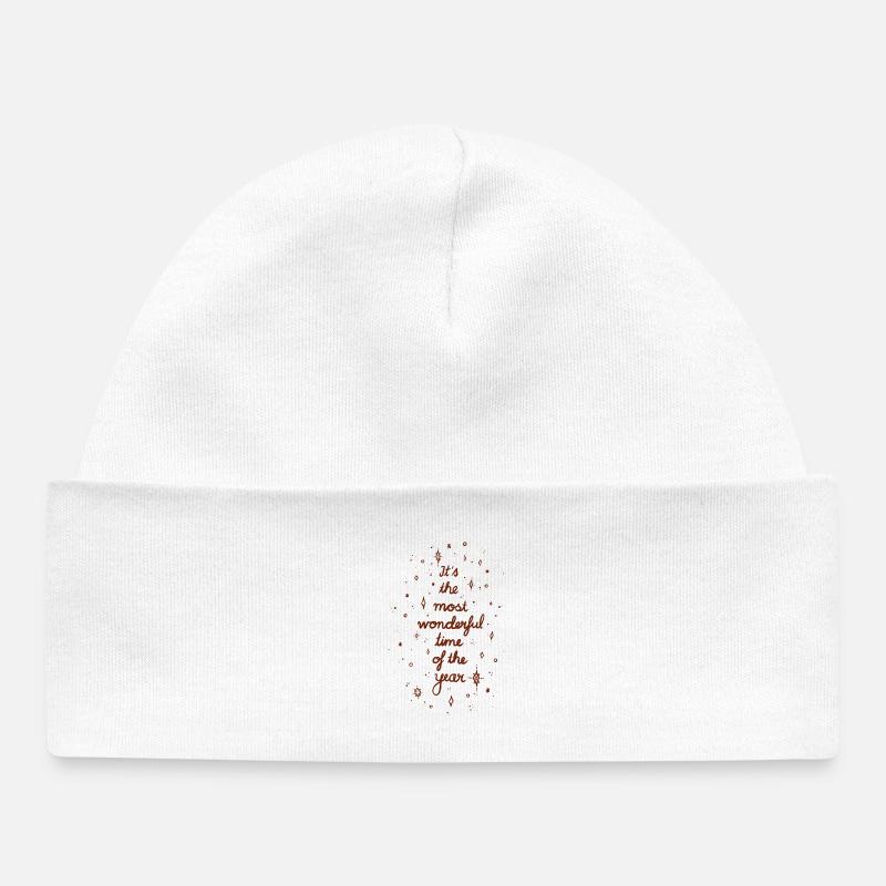 Fêtes - Bonnet bébé bio - blanc