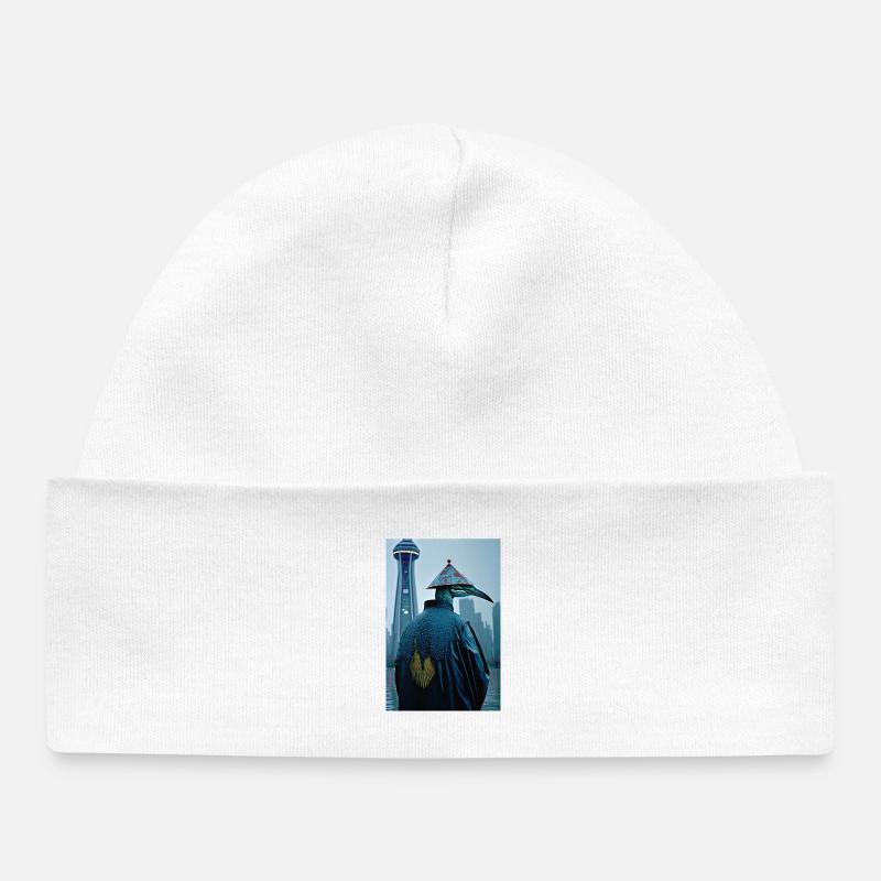 Anthropomorphic 01 - Bonnet bébé bio - blanc