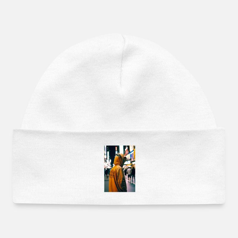 Anthropomorphic 08 - Bonnet bébé bio - blanc