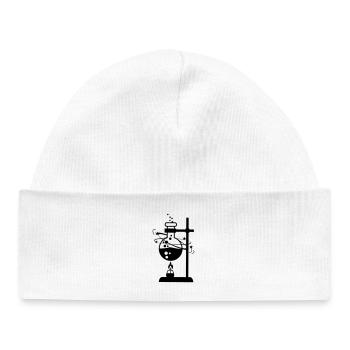 Laboratoire - Bonnet bébé bio - blanc - Devant