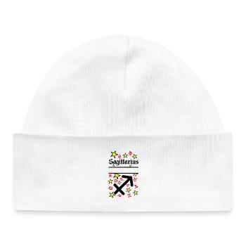 Sagittaire Signe du zodiaque Sagittaire - Bonnet bébé bio - blanc - Devant