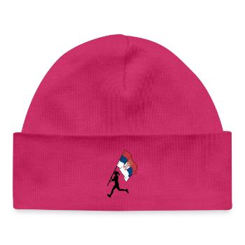 Drapeau Serbie femme courant - Bonnet bébé bio - blanc - Devant