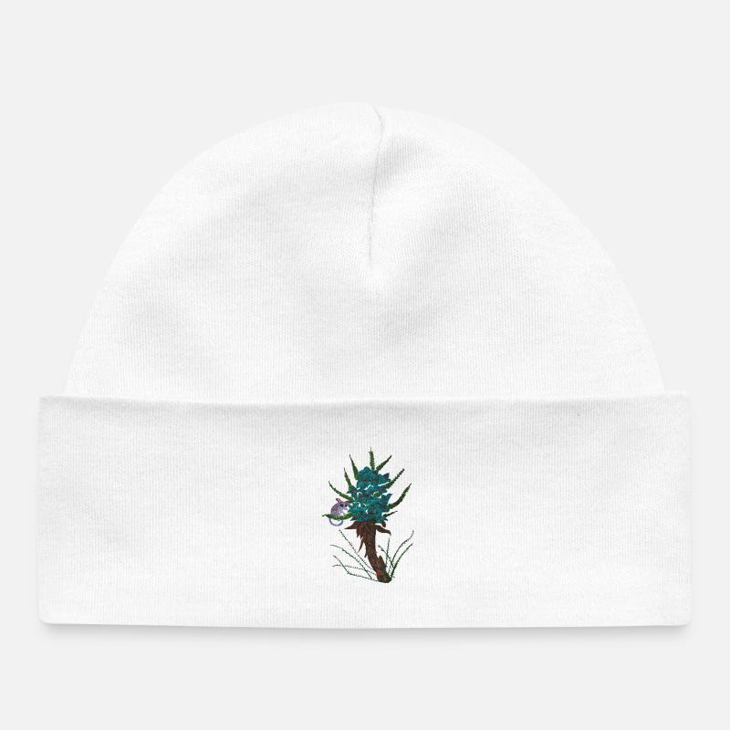 Beauté fragile - Bonnet bébé bio - blanc