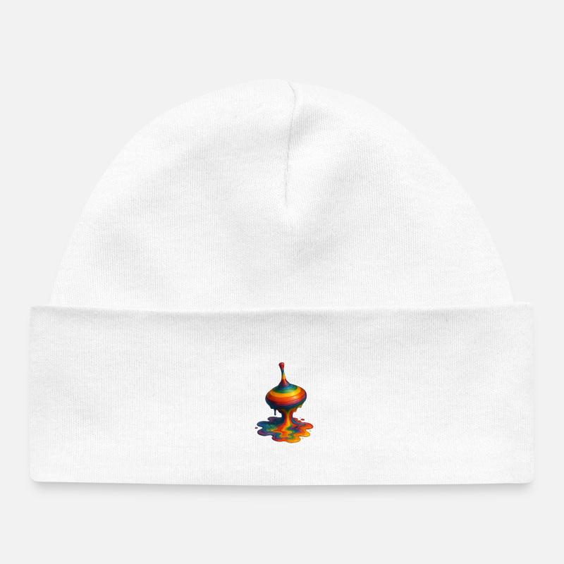 Gyroscope de fusion - Bonnet bébé bio - blanc