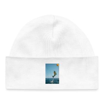 Fantaisie marine - Bonnet bébé bio - blanc - Devant