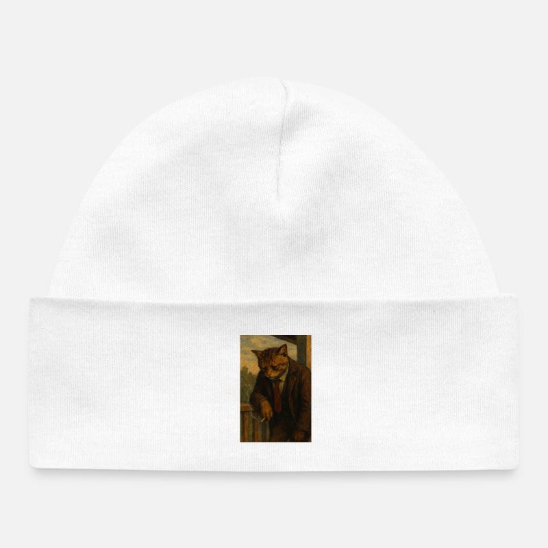 Ce fut une longue journée d’une longue année - Bonnet bébé bio - blanc