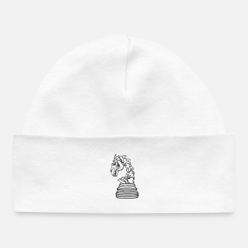 Sauteur squelette - Bonnet bébé bio - blanc