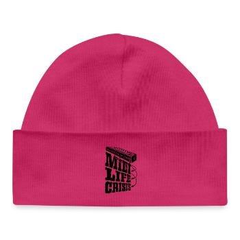 midi life crisis - Baby Organic Beanie - white - Front