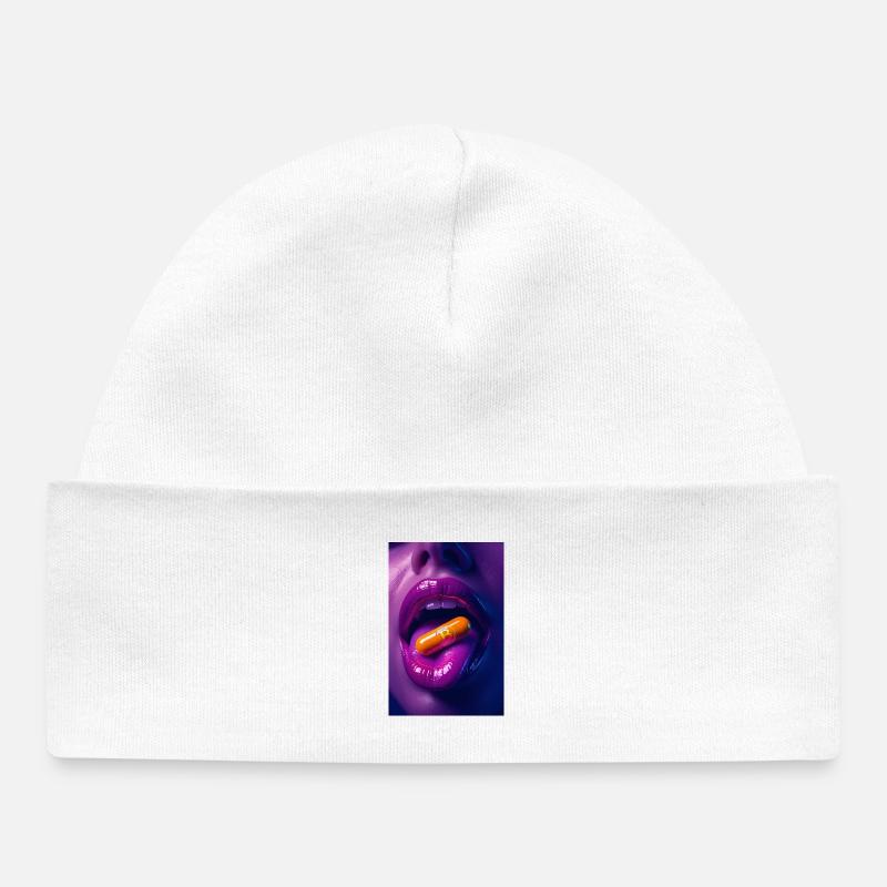 Soirée Orangepill - Bonnet bébé bio - blanc