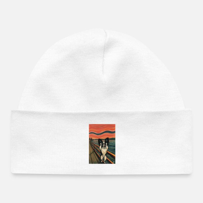 Papillon hurla Jesko - Bonnet bébé bio - blanc