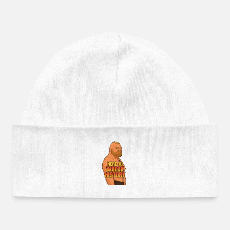 Ici pour détruire l’histoire - Bonnet bébé bio - blanc
